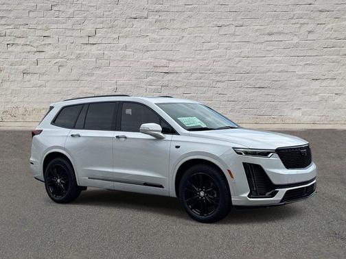 Crystal White Tricoat 2025 Cadillac XT6 Premium Luxury FWD