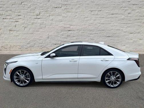 Crystal White Tricoat 2024 Cadillac CT4 Sport