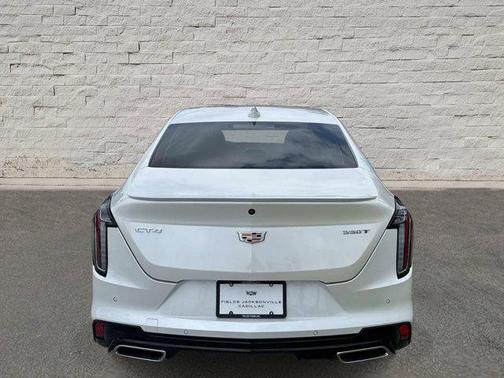 Crystal White Tricoat 2024 Cadillac CT4 Sport