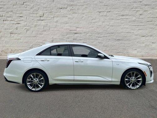 Crystal White Tricoat 2024 Cadillac CT4 Sport