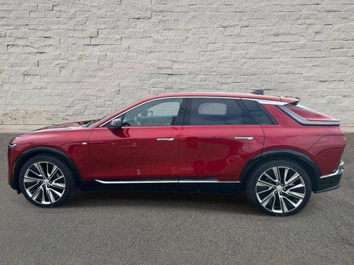 Radiant Red Tintcoat 2025 Cadillac LYRIQ Luxury