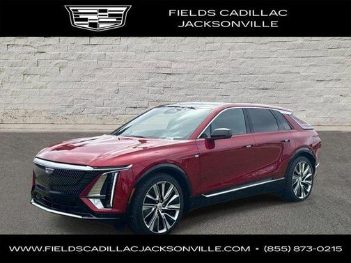 Radiant Red Tintcoat 2025 Cadillac LYRIQ Luxury