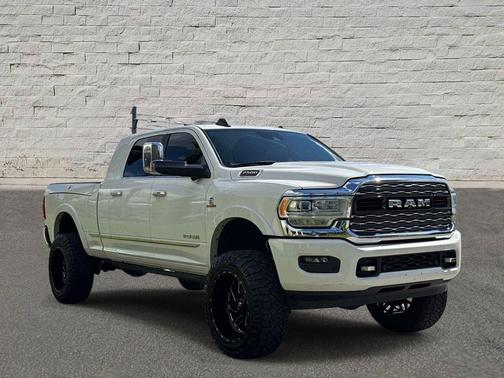 Pearl White 2021 RAM 2500 Limited Mega Cab 4x4 6'4' Box