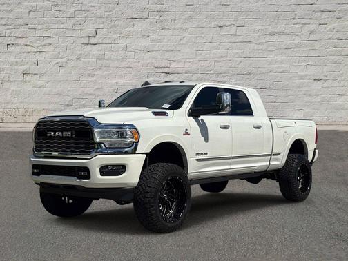 Pearl White 2021 RAM 2500 Limited Mega Cab 4x4 6'4' Box