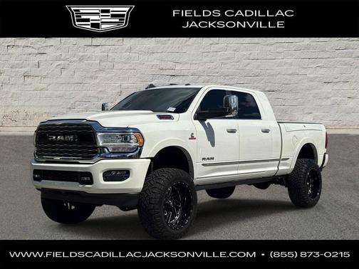 Pearl White 2021 RAM 2500 Limited Mega Cab 4x4 6'4' Box