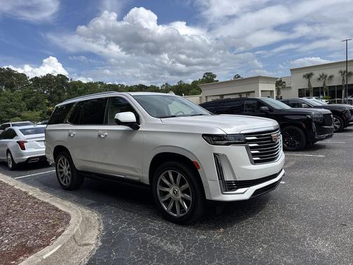 Crystal White Tricoat 2023 Cadillac Escalade Premium Luxury Platinum