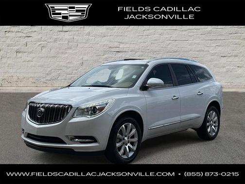 White Frost Tricoat 2017 Buick Enclave Premium