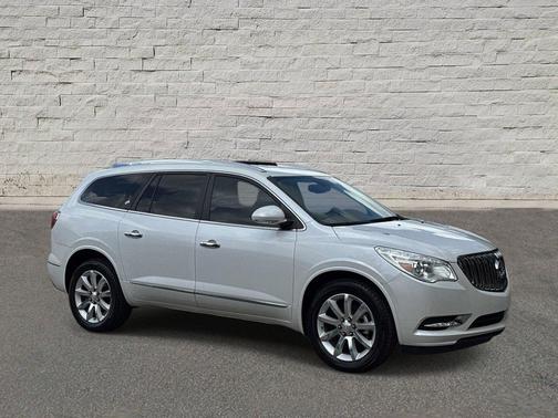 White Frost Tricoat 2017 Buick Enclave Premium