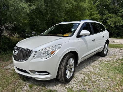 White Frost Tricoat 2017 Buick Enclave Premium