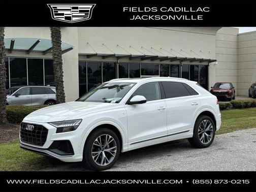Carrara White 2023 Audi Q8 55 Premium Plus