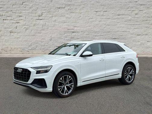 Carrara White 2023 Audi Q8 55 Premium Plus