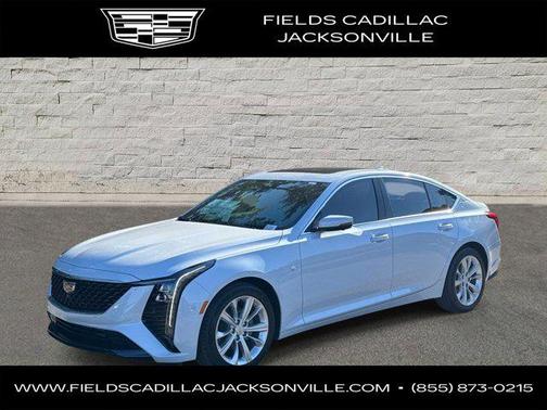 Vibrant White Tricoat 2026 Cadillac CT5 Premium Luxury