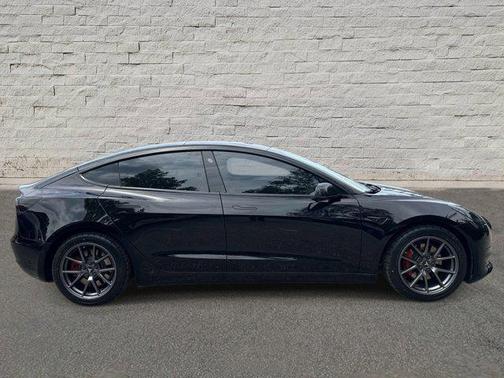 Solid Black 2021 Tesla Model 3 Long Range