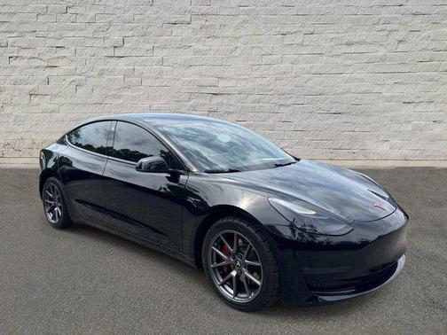 Solid Black 2021 Tesla Model 3 Long Range