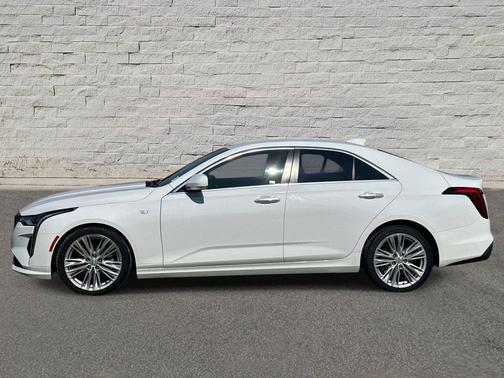 Summit White 2024 Cadillac CT4 Premium Luxury