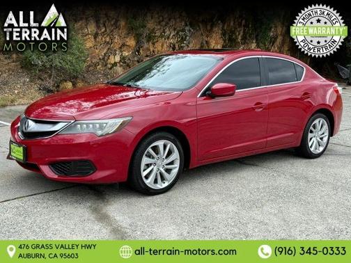 Red 2017 Acura ILX
