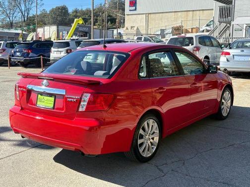 Lightning Red 2008 Subaru Impreza WRX