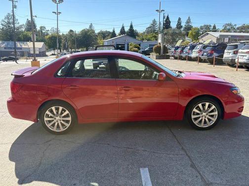 Lightning Red 2008 Subaru Impreza WRX