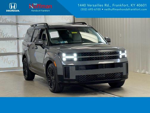 Hampton Gray 2025 Hyundai SANTA FE HEV Calligraphy