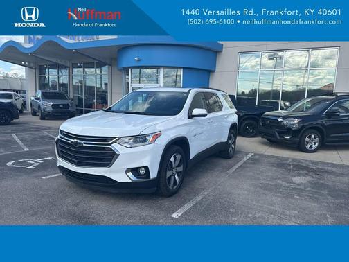 Summit White 2020 Chevrolet Traverse LT Leather