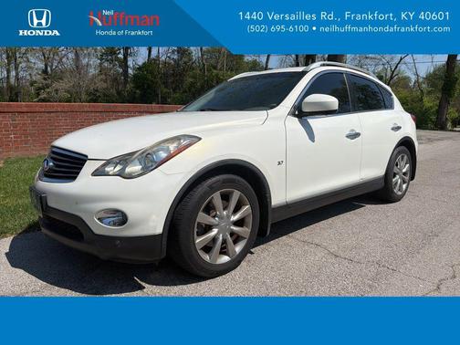 Moonlight White 2015 INFINITI QX50 Journey
