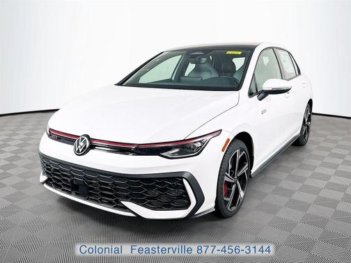 Opal White Pearl 2026 Volkswagen Golf GTI 2.0T SE