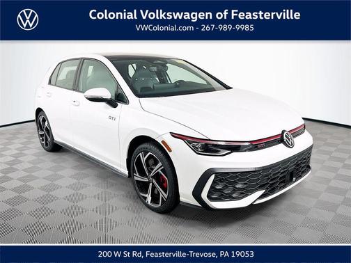 Opal White Pearl 2026 Volkswagen Golf GTI 2.0T SE