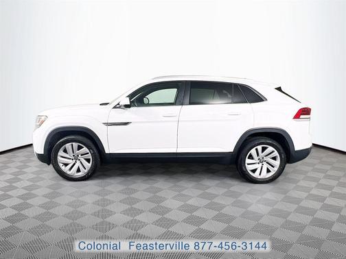 Pure White 2023 Volkswagen Atlas Cross Sport 3.6L V6 SE w/Technology