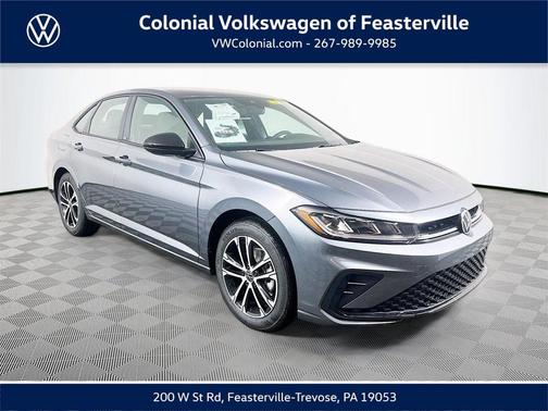 Platinum Gray Metallic 2026 Volkswagen Jetta 1.5T Sport