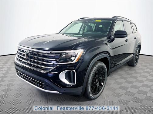Deep Black Pearl 2026 Volkswagen Atlas 2.0T SE W/TECHNOLOGY