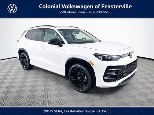 Opal White Pearl 2026 Volkswagen Tiguan 2.0T SE R-Line Black