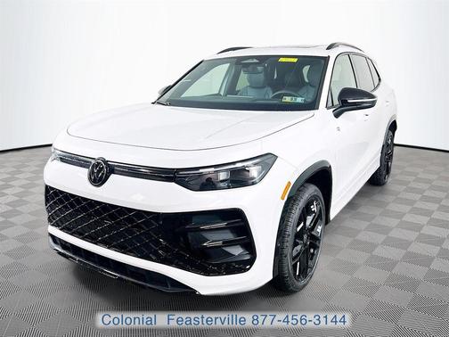 Opal White Pearl 2026 Volkswagen Tiguan 2.0T SE R-Line Black