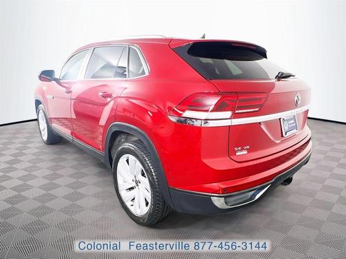 Aurora Red Metallic 2023 Volkswagen Atlas Cross Sport 3.6L V6 SE w/Technology