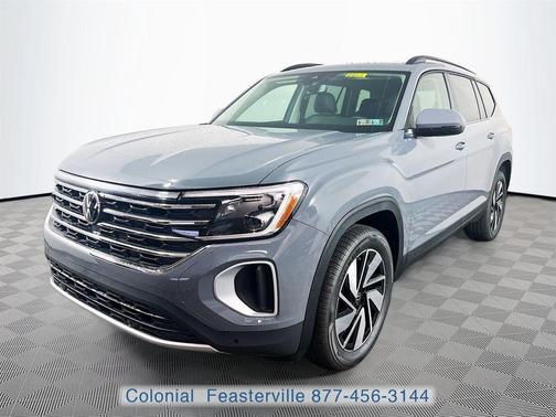Pure Gray 2026 Volkswagen Atlas 2.0T SE W/TECHNOLOGY