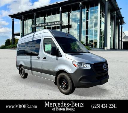 Jet Black 2025 Mercedes-Benz Sprinter 2500 144 WB Standard Roof Passenger