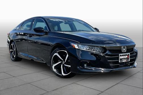 Crystal Black Pearl 2022 Honda Accord Sport 1.5T