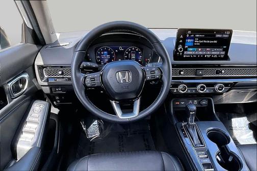 Platinum White Pearl 2024 Honda Civic Touring