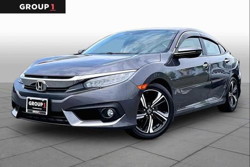 Modern Steel Metallic 2016 Honda Civic Touring