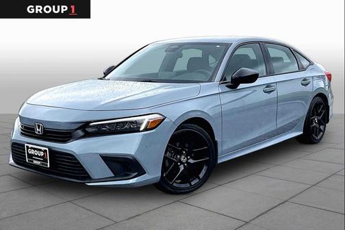 Sonic Gray Pearl 2023 Honda Civic Sport