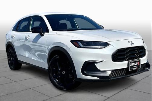 Platinum White Pearl 2025 Honda HR-V AWD Sport