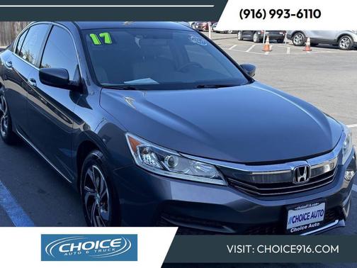 Modern Steel Metallic 2017 Honda Accord LX
