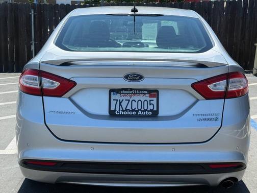 Ingot Silver Metallic 2014 Ford Fusion Hybrid Titanium