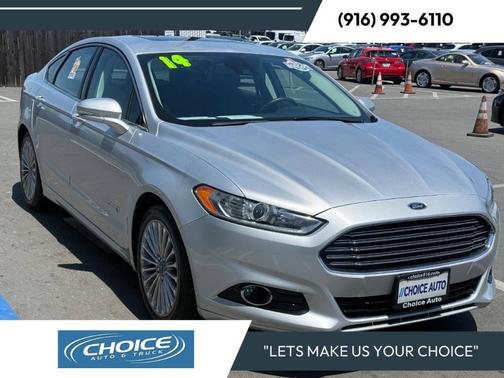 Ingot Silver Metallic 2014 Ford Fusion Hybrid Titanium