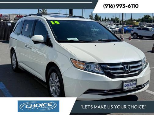 White Diamond Pearl 2014 Honda Odyssey EX-L