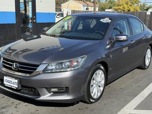 Modern Steel Metallic 2013 Honda Accord EX-L V-6