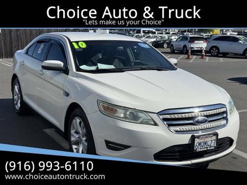 White 2010 Ford Taurus SEL
