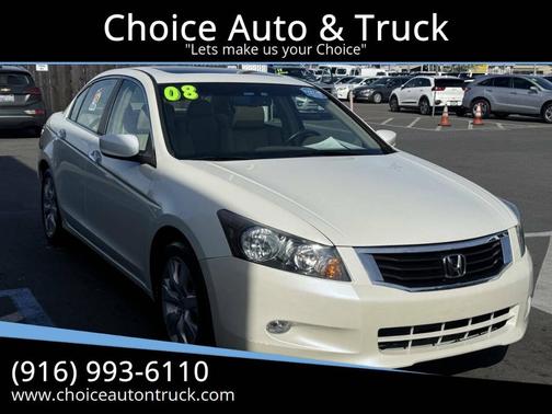 Taffeta White 2008 Honda Accord EX-L