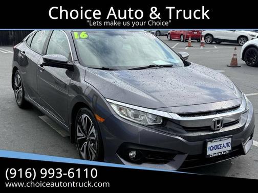 Gray 2016 Honda Civic EX-T