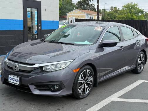 Gray 2016 Honda Civic EX-T