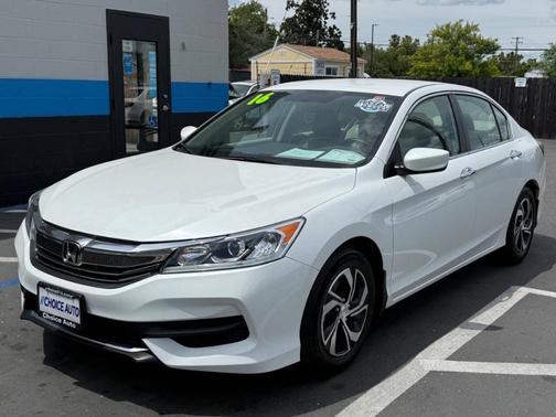 White Orchid Pearl 2016 Honda Accord LX
